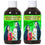 Donnara Organics Adivasi Kasturi Herbal Hair Oil For Faster Hair Growth Combo pack of 2 bottles of 60 ml(120 ML)