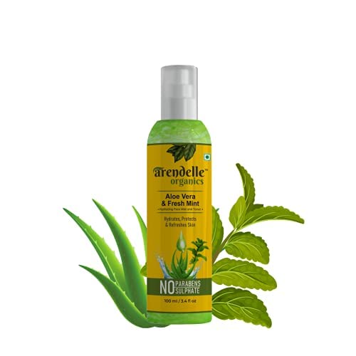 Aloe Vera Face Toner Ayurvedic Herbal Fresh Mint Skin Toner Spray