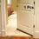 Door Protector- Door Draft Fabric Cover Guard Door Gap Sealer  Protector Sound-Proof Reduce Noise Waterproof - Brown (Pack Of 1)