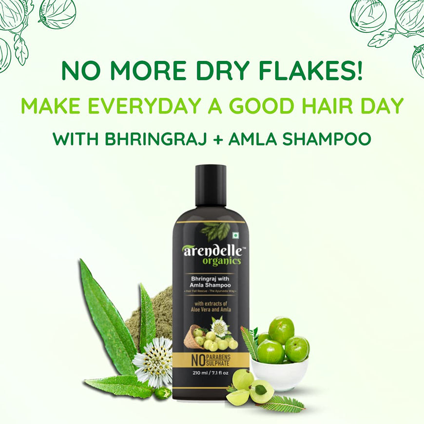 Khadi Ayurvedic Amla and Bhringraj Hair Shampoo, 210 ml