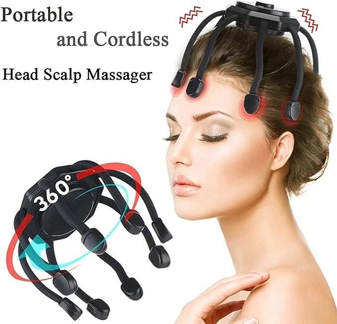Ultra Scalp Massager,Electric Scalp Massager with 3 Modes, 360 Degree Head Massager