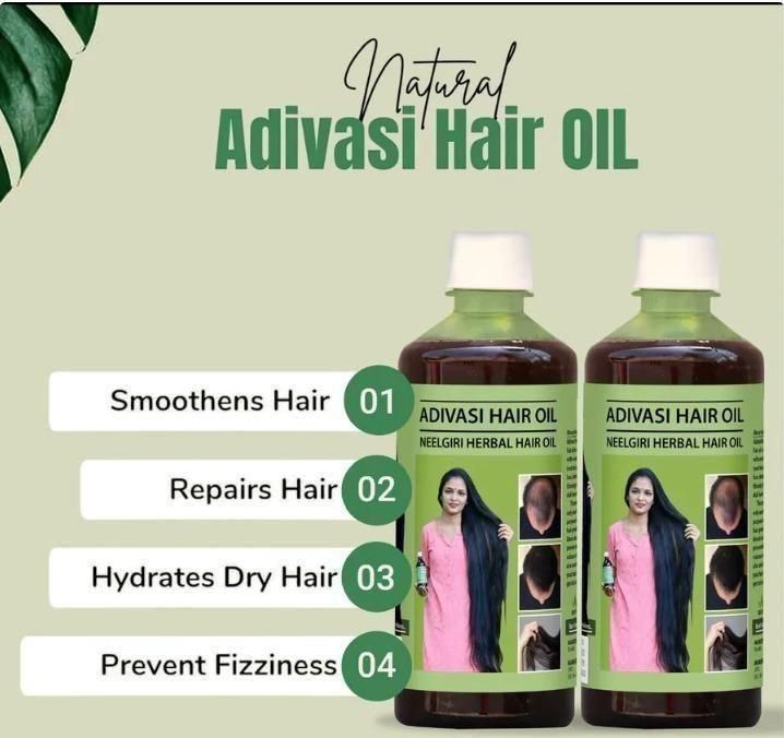 Adivasi Nilgeri Herbal Hair Oil 125ML (Pack of 2)
