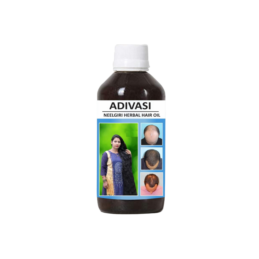 Adivasi Neelgiri Herbal Hair Oil For Faster Hair Growth - Pack of 2