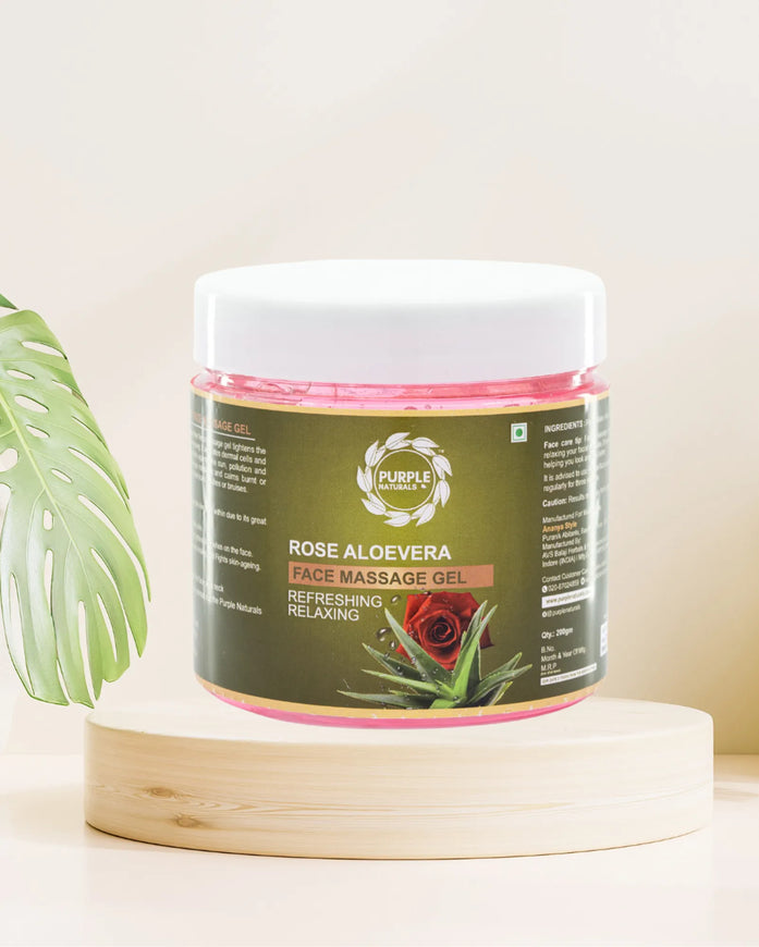 Rose Aloevera Face Massage Gel